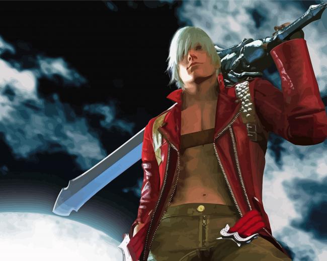 Dante Devil paint by number