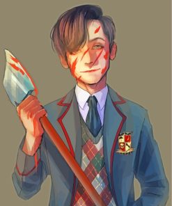 Five Hargreeves Serie Character Art paint by number