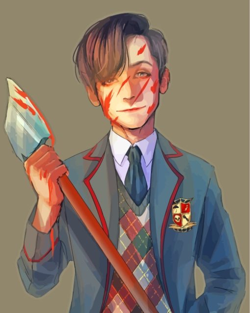 Five Hargreeves Serie Character Art paint by number