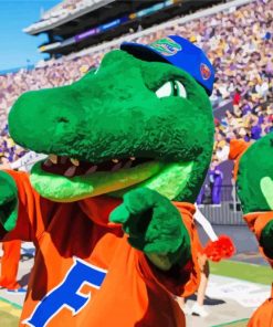 Florida Gators Football Mascots Paint By Numbers