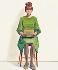 Green Dress By Wayne Thiebaud Marie Paint By Numbers