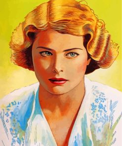 Ingrid Bergman Actress Art paint by number