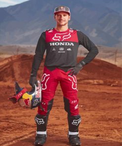 Ken Roczen Motorcycle Racer Paint By Numbers