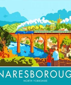 Knaresborough Poster Paint By Numbers