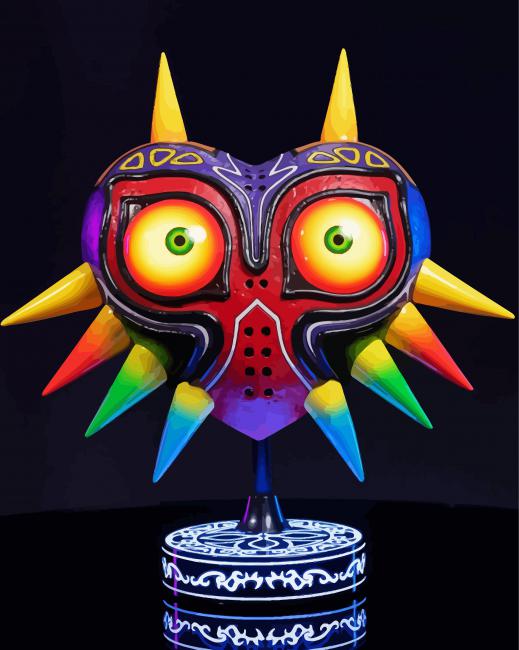 Madjoras Mask paint by number