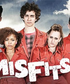 Misfits Serie Poster Paint By Numbers