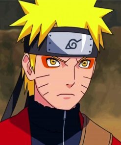 Naruto Sage Mode Anime paint by number