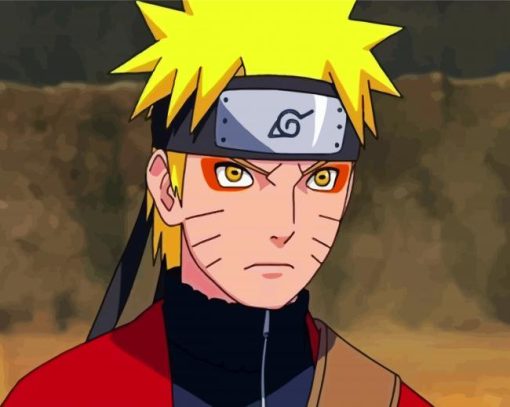 Naruto Sage Mode Anime paint by number