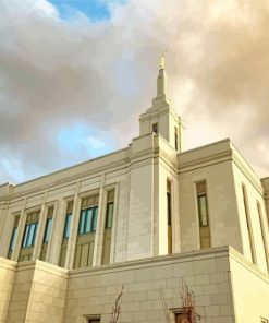 Pocatello Idaho Temple Usa Buildings Paint By Numbers