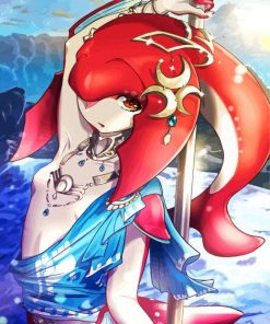 Princess Mipha paint by number