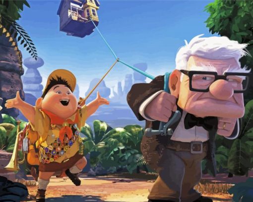 Russell And Carl paint by number