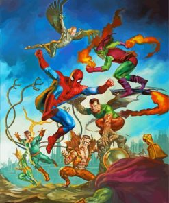 Sinister Six Animation Paint By Numbers