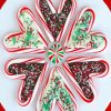 Sweet Candy Cane Hearts Paint By Numbers