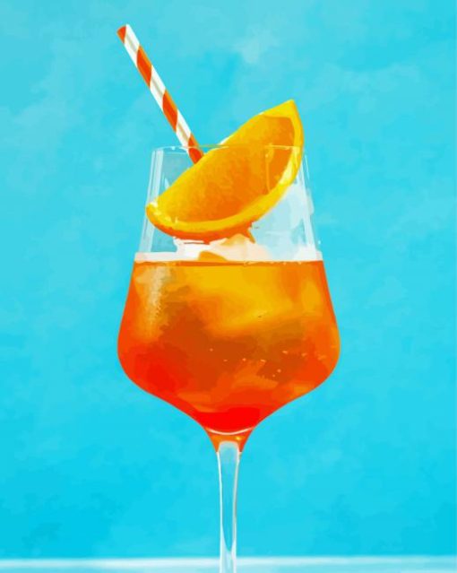 The Spritz Cocktail Paint By Numbers