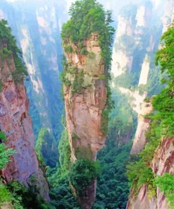 Tianzi Mountain paint by number