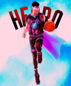 Tyler Herro Player Art Paint By Numbers