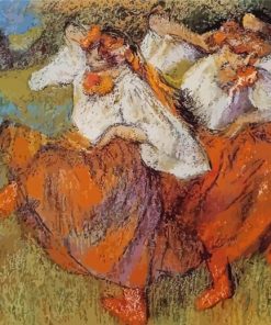 Ukrainian Dancers By Edgar Degas paint by number