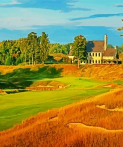 Whistling Straits Golf Course paint by number