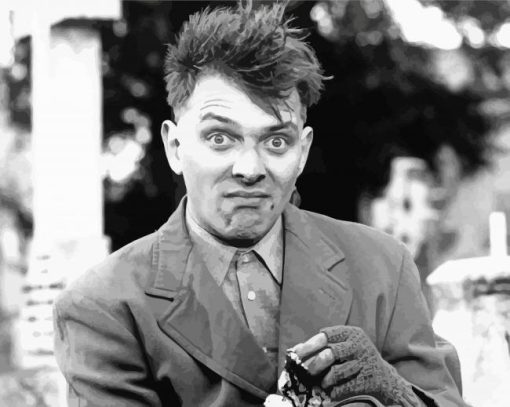 Rik Mayall Actor paint by number