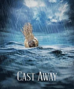 Cast Away Poster paint by number