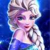 Cute Disney Elsa Art paint by number