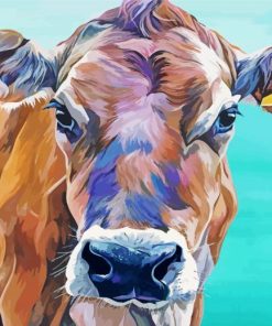 Jersey Cow Art Paint By Numbers