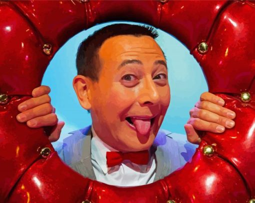 Funny Pee Wee Herman Paint By Numbers