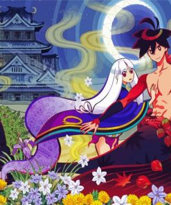 Katanagatari Anime paint by number