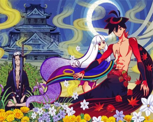 Katanagatari Anime paint by number
