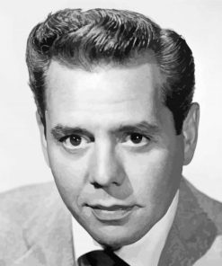 Monochrome Desi Arnaz paint by number