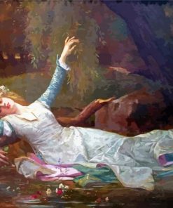 Ophelia By Alexandre Cabanel Paint By Numbers