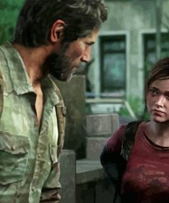 Joel And Ellie The Last Of Us Paint by numbers