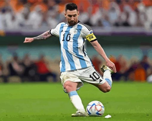 Lionel Messi Paint By Numbers