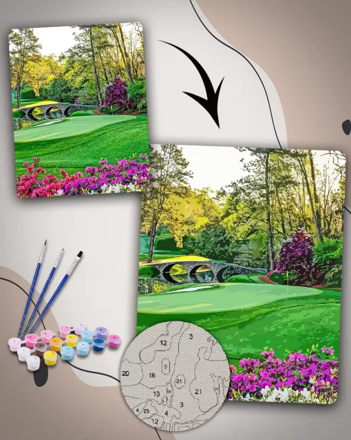 Custom Painting By Numbers​ Landscape
